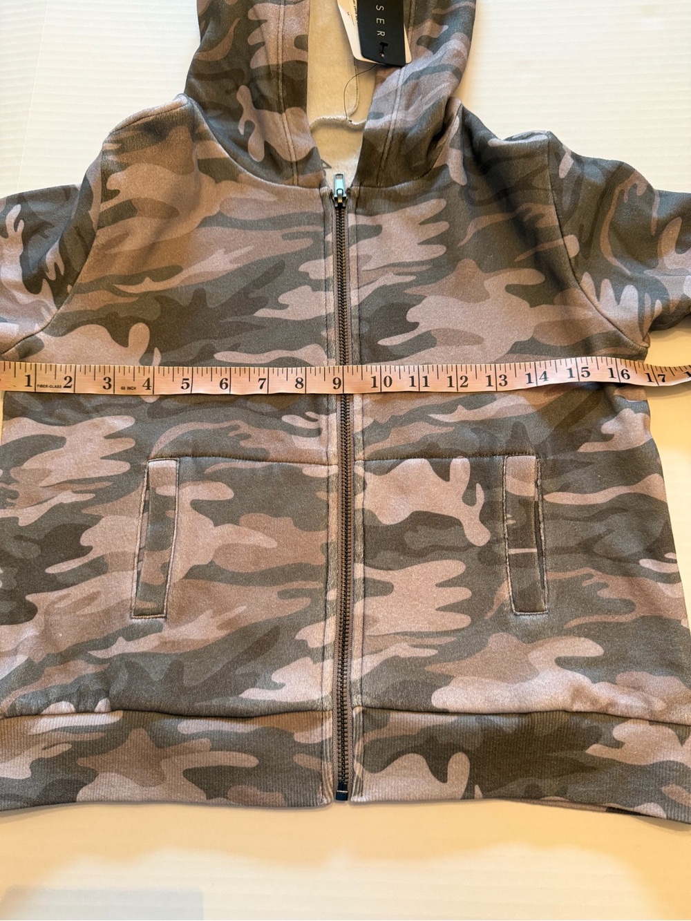 NWT Chaser Desert Camo Zip Hoodie - Picture 8 of 9